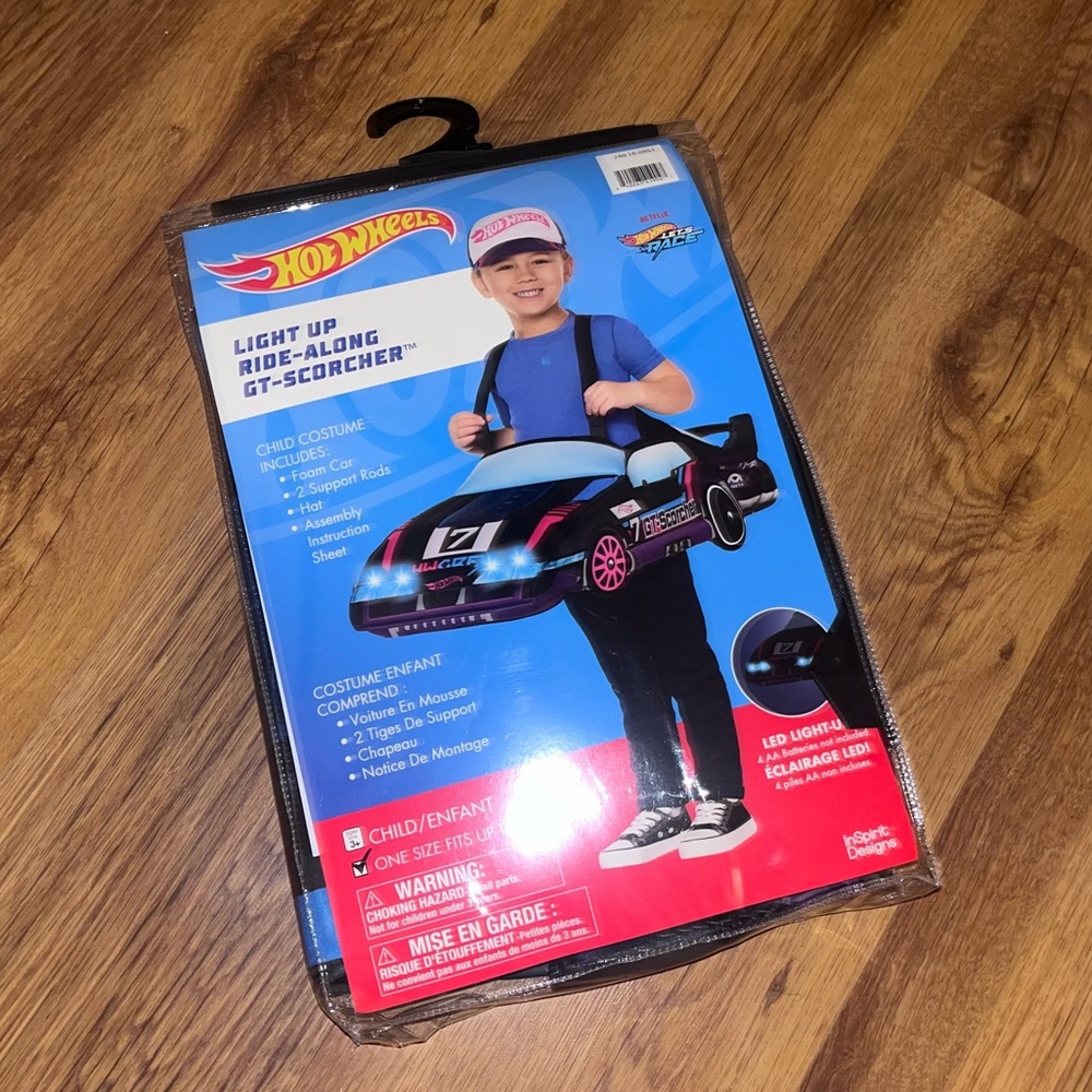 Hot Wheels Light Up Ride-Along GT-Scorcher Costume